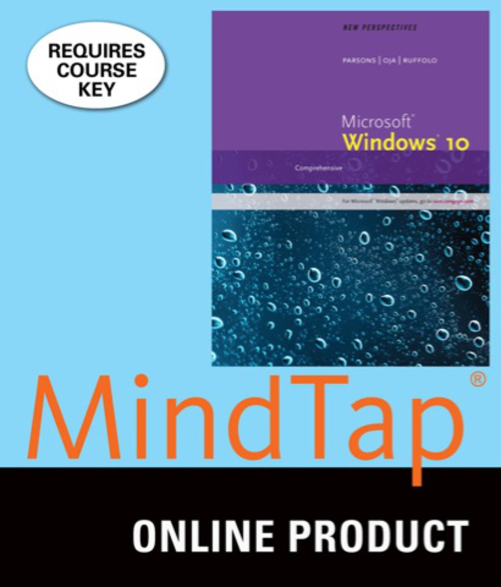 MindTap Computing for Ruffolo's New Perspectives Microsoft Windows 10: Comprehensive, 1st Edition, [Instant Access], 1 term (6 months) 1st Edition â€“ PDF/EPUB Version Downloadable